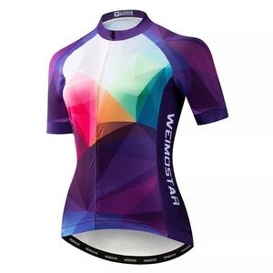 Weimostar Women's Multicolor Cycling Jersey 1102